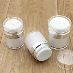 Barattolo di crema di plastica airless